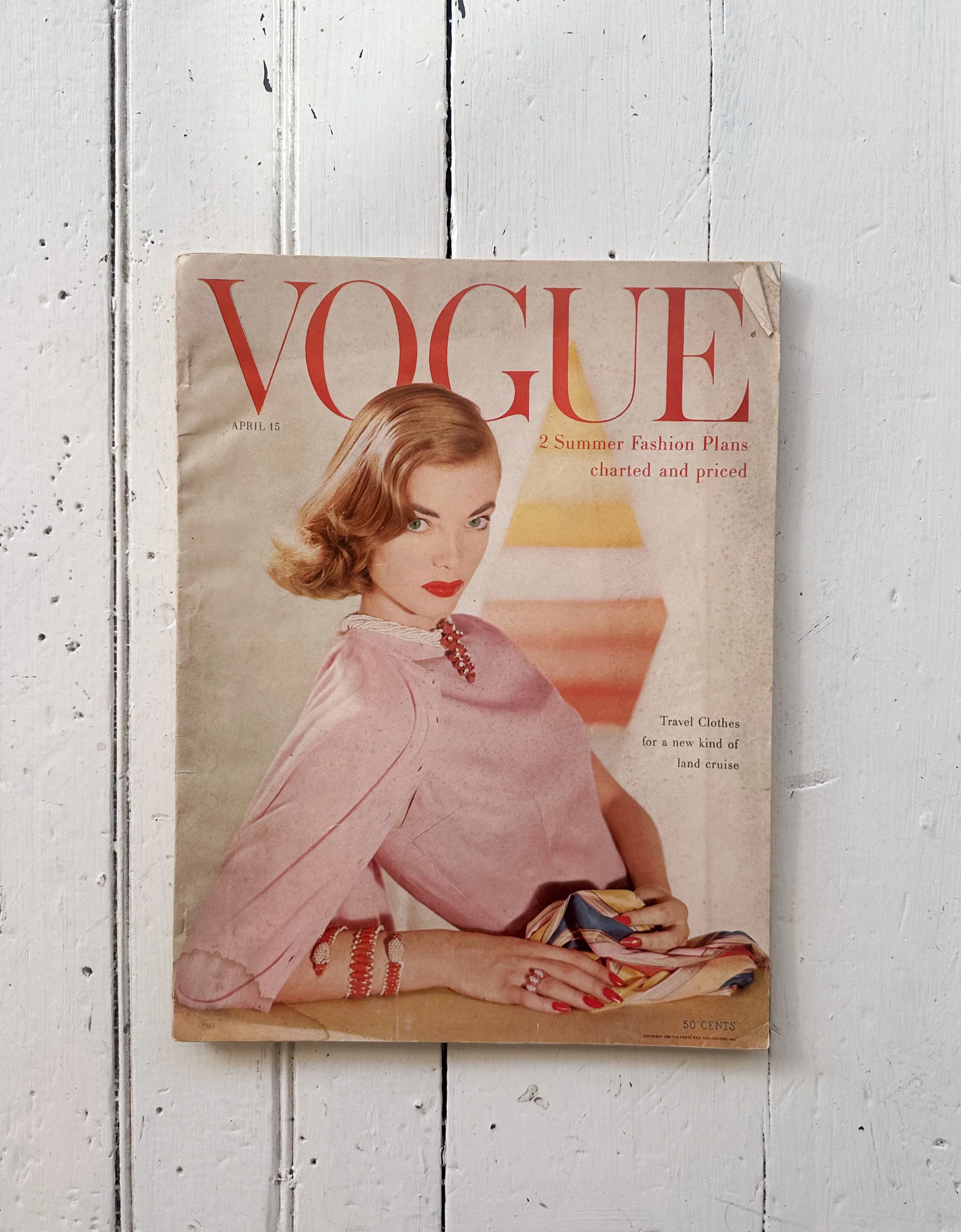 【ヴィンテージ雑誌】VOGUE APRIL 1955年 ヴォーグ 希少 Vogue+April+1955+(1+of+9).jpg?